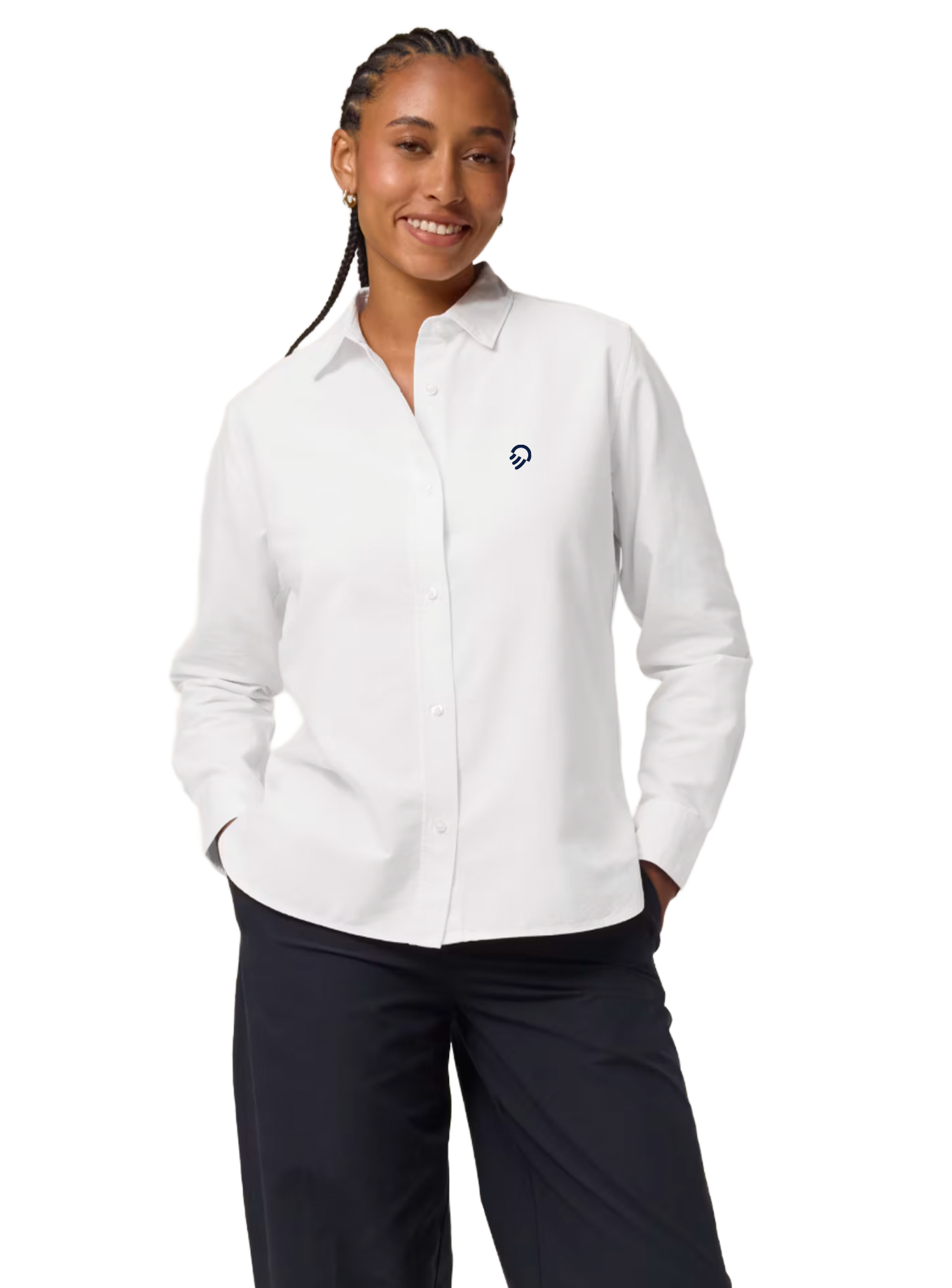 Chemise Oxford Femme Blanche