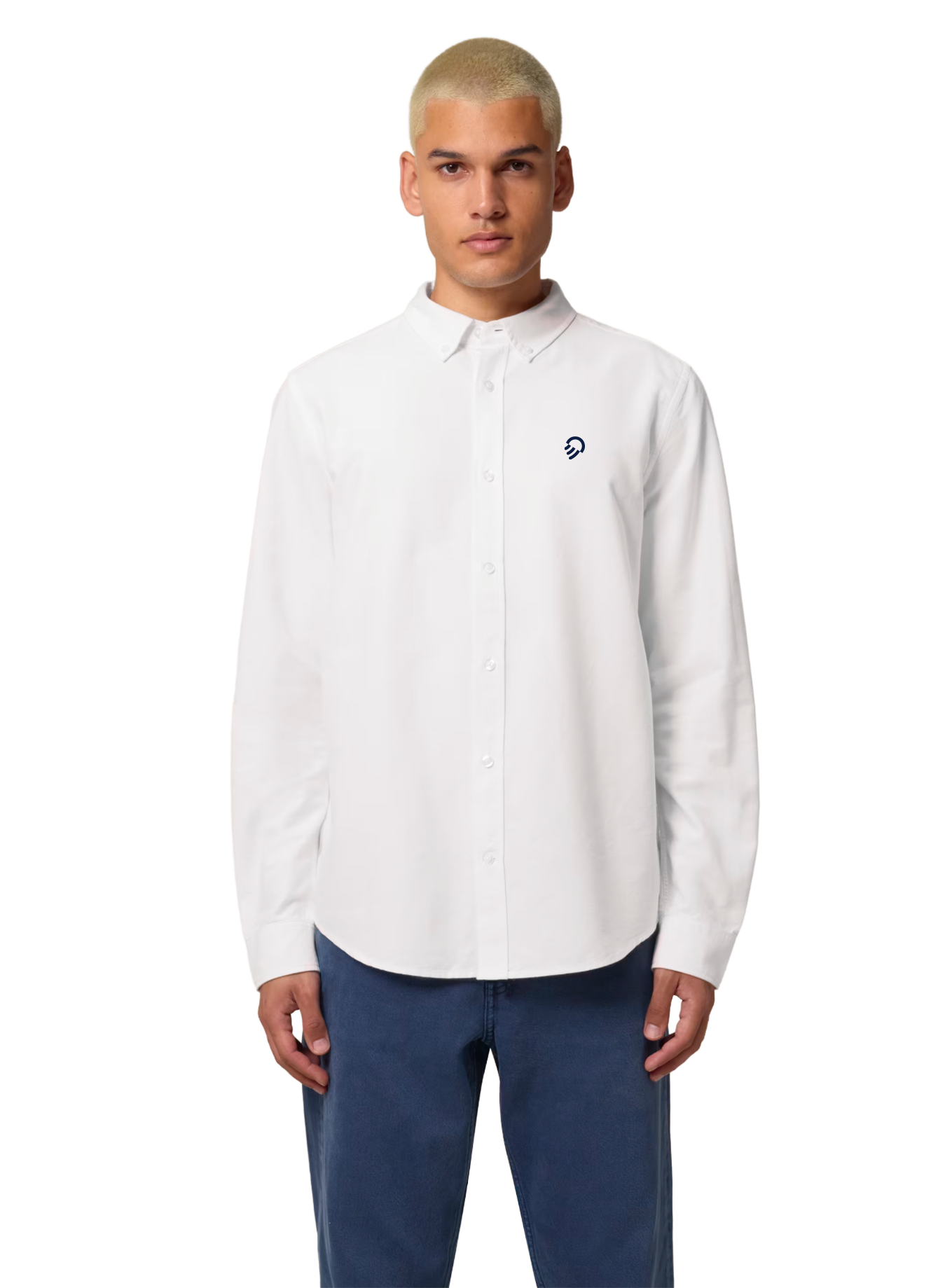 Chemise Oxford Homme Blanche