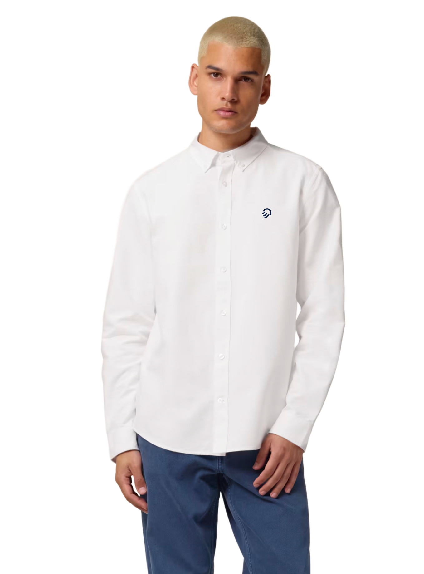 Chemise Oxford Homme Blanche