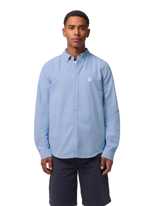 Chemise Oxford Homme Bleue