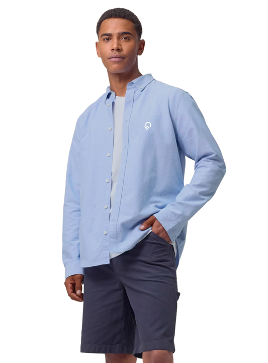 Chemise Oxford Homme Bleue