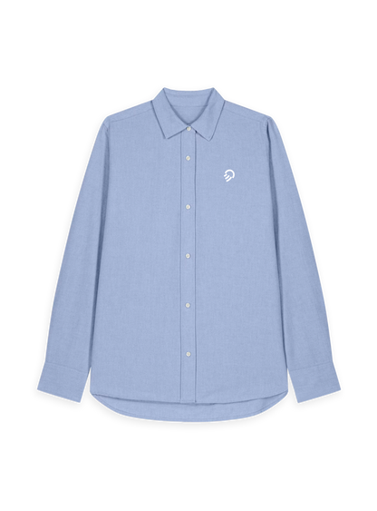 Chemise Oxford Femme Bleue