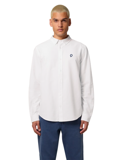 Chemise Oxford Homme Blanche