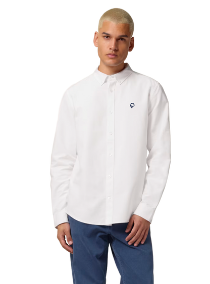 Chemise Oxford Homme Blanche
