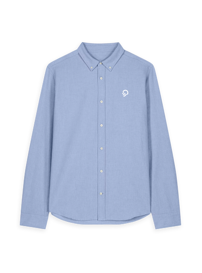 Chemise Oxford Homme Bleue