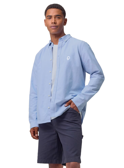 Chemise Oxford Homme Bleue